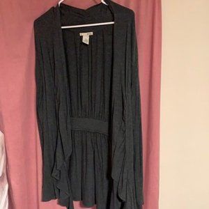 Dark gray cardigan